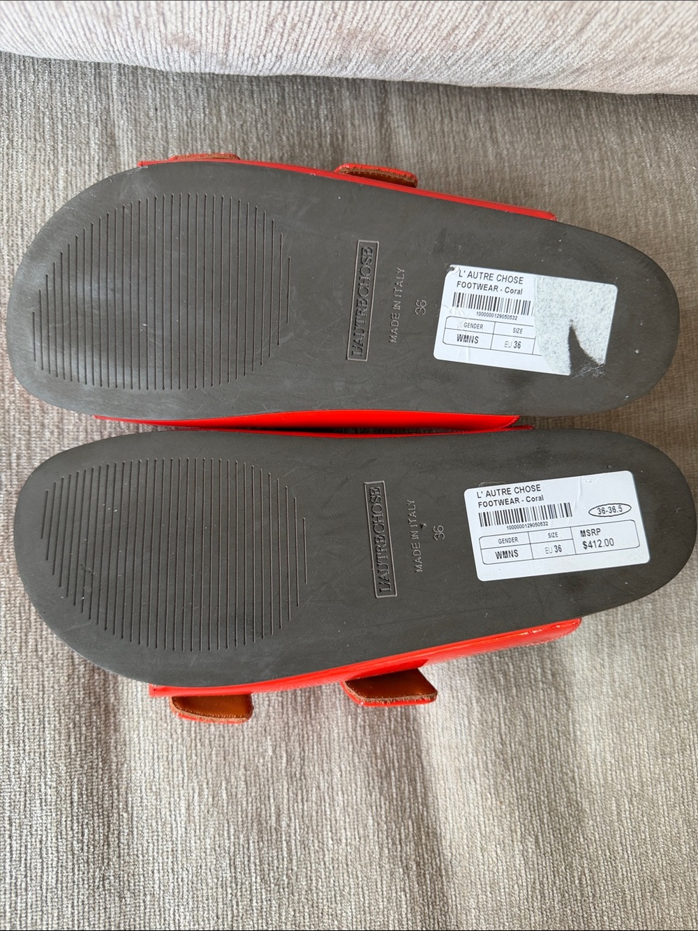 L’AUTRE Coral Double-Buckle Slide Sandals - Picture 6 of 12